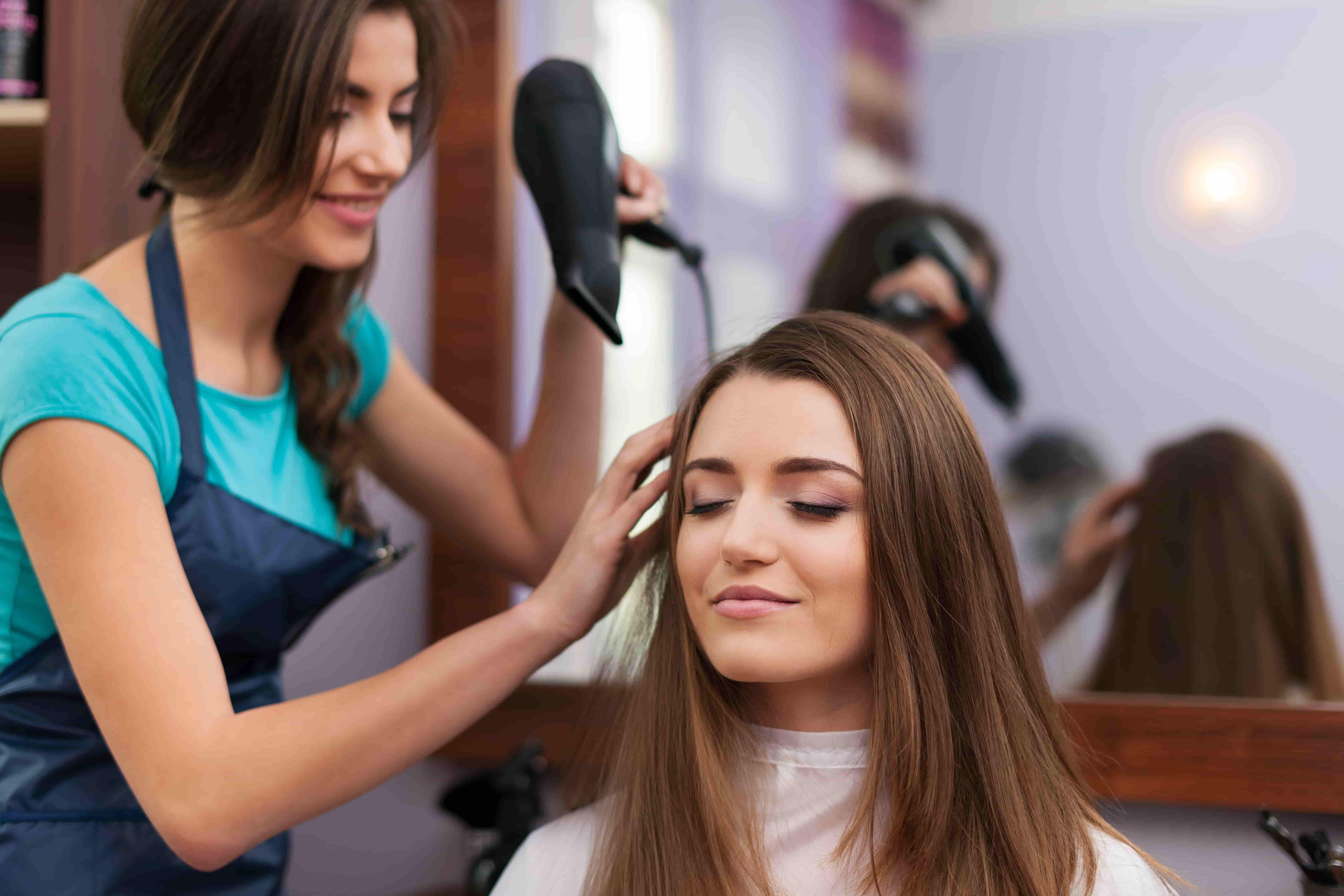 Women’s hair treatment salon.